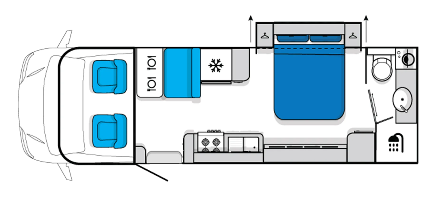 Touring Floorplan